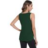 imageWiWi Tank Tops for Women Sleeveless Pajama TShirt Tanks Loungewear Basic Shirts Viscose from Bamboo SXXLAdeep Green