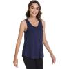 imageWiWi Tank Tops for Women Sleeveless Pajama TShirt Tanks Loungewear Basic Shirts Viscose from Bamboo SXXLAnavy