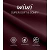 imageWiWi Viscose Capri Pants for Women Wide Leg Pajama with Pockets Soft Knit Lounge Sleep Pj Bottoms SXXLBrownish Red