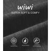 imageWiWi Viscose Capri Pants for Women Wide Leg Pajama with Pockets Soft Knit Lounge Sleep Pj Bottoms SXXLCharcoal Heather