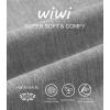 imageWiWi Viscose Capri Pants for Women Wide Leg Pajama with Pockets Soft Knit Lounge Sleep Pj Bottoms SXXLHeather Grey
