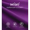 imageWiWi Viscose Capri Pants for Women Wide Leg Pajama with Pockets Soft Knit Lounge Sleep Pj Bottoms SXXLLilac