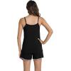 imageWiWi Viscose from Bamboo Cami Top Pajama Set for Women Sleeveless Tops with Shorts Pjs Sets SXXLBlack