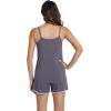 imageWiWi Viscose from Bamboo Cami Top Pajama Set for Women Sleeveless Tops with Shorts Pjs Sets SXXLDark Grey