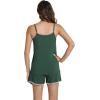 imageWiWi Viscose from Bamboo Cami Top Pajama Set for Women Sleeveless Tops with Shorts Pjs Sets SXXLFence Green