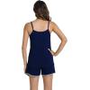 imageWiWi Viscose from Bamboo Cami Top Pajama Set for Women Sleeveless Tops with Shorts Pjs Sets SXXLNavy