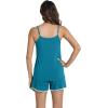imageWiWi Viscose from Bamboo Cami Top Pajama Set for Women Sleeveless Tops with Shorts Pjs Sets SXXLTeal Blue