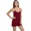 imageWiWi Viscose from Bamboo Cami Top Pajama Set for Women Sleeveless Tops with Shorts Pjs Sets SXXLWine