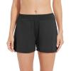imageWiWi Viscose from Bamboo Pajama Shorts for Women Soft Casual Sleep Wide Leg Lounge Bottoms Pj SXXLCharcoal Heather
