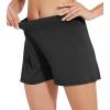 imageWiWi Viscose from Bamboo Pajama Shorts for Women Soft Casual Sleep Wide Leg Lounge Bottoms Pj SXXLCharcoal Heather