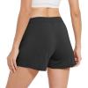 imageWiWi Viscose from Bamboo Pajama Shorts for Women Soft Casual Sleep Wide Leg Lounge Bottoms Pj SXXLCharcoal Heather