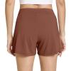 imageWiWi Viscose from Bamboo Pajama Shorts for Women Soft Casual Sleep Wide Leg Lounge Bottoms Pj SXXLChocolate Brown