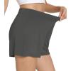 imageWiWi Viscose from Bamboo Pajama Shorts for Women Soft Casual Sleep Wide Leg Lounge Bottoms Pj SXXLIron Grey