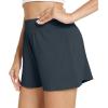 imageWiWi Viscose from Bamboo Pajama Shorts for Women Soft Casual Sleep Wide Leg Lounge Bottoms Pj SXXLMidnight Blue
