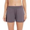 imageWiWi Viscose from Bamboo Pajama Shorts for Women Soft Casual Sleep Wide Leg Lounge Bottoms Pj SXXLMisty Grey