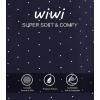 imageWiWi Viscose from Bamboo Pajama Shorts for Women Soft Casual Sleep Wide Leg Lounge Bottoms Pj SXXLNavyWhite Dots