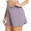 imageWiWi Viscose from Bamboo Pajama Shorts for Women Soft Casual Sleep Wide Leg Lounge Bottoms Pj SXXLViolet