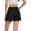 imageWiWi Viscose from Bamboo Pajama Shorts for Women Soft Sleep Boxers High Waisted Lounge Short Pj Bottoms SXXLBlack