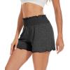 imageWiWi Viscose from Bamboo Pajama Shorts for Women Soft Sleep Boxers High Waisted Lounge Short Pj Bottoms SXXLCharcoal Heather