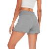imageWiWi Viscose from Bamboo Pajama Shorts for Women Soft Sleep Boxers High Waisted Lounge Short Pj Bottoms SXXLHeather Grey