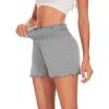 imageWiWi Viscose from Bamboo Pajama Shorts for Women Soft Sleep Boxers High Waisted Lounge Short Pj Bottoms SXXLHeather Grey