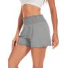 imageWiWi Viscose from Bamboo Pajama Shorts for Women Soft Sleep Boxers High Waisted Lounge Short Pj Bottoms SXXLHeather Grey