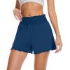 imageWiWi Viscose from Bamboo Pajama Shorts for Women Soft Sleep Boxers High Waisted Lounge Short Pj Bottoms SXXLInk Blue