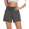 imageWiWi Viscose from Bamboo Pajama Shorts for Women Soft Sleep Boxers High Waisted Lounge Short Pj Bottoms SXXLIron Grey