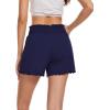 imageWiWi Viscose from Bamboo Pajama Shorts for Women Soft Sleep Boxers High Waisted Lounge Short Pj Bottoms SXXLNavy