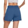 imageWiWi Viscose from Bamboo Pajama Shorts for Women Soft Sleep Boxers High Waisted Lounge Short Pj Bottoms SXXLPrussian Bluee