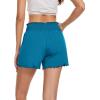 imageWiWi Viscose from Bamboo Pajama Shorts for Women Soft Sleep Boxers High Waisted Lounge Short Pj Bottoms SXXLTeal Blue