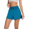 imageWiWi Viscose from Bamboo Pajama Shorts for Women Soft Sleep Boxers High Waisted Lounge Short Pj Bottoms SXXLTeal Blue