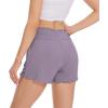 imageWiWi Viscose from Bamboo Pajama Shorts for Women Soft Sleep Boxers High Waisted Lounge Short Pj Bottoms SXXLViolet