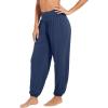 imageWiWi Viscose from Bamboo Pajamas Pants for Women Casual Lounge Jogger Pant Soft Comfy Pajama Bottom SXXLNavy Blue
