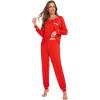 imageWiWi Viscose from Bamboo Pajamas Set for Women Long Sleeve Sleepwear Soft Loungewear Pjs Jogger Pants Lounge Sets SXXLBred