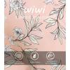 imageWiWi Viscose from Bamboo Pajamas Sets for Women Long Sleeve Sleepwear Soft V Neck Top with Pants Plus Size Pjs S4XAblushpink Flowers