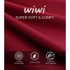 imageWiWi Viscose from Bamboo Pajamas for Women Tank Top and Shorts Pajama Set Soft Sleepwear SXXLBwine Red