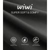imageWiWi Viscose from Bamboo Sleep Shorts for Women Casual Lounge Boxers Soft Pajama Wide Leg Bottoms Sleepwear SXXLIron Grey