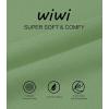 imageWiWi Viscose from Bamboo Soft Capri Yoga Loose Pants for Women High Waisted Comfy Pjs Capris Lounge Pajama Bottoms SXXLPea Green