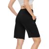 imageWiWi Viscose from Bamboo Soft Sleep Shorts for Women Short Pants Pajama Bottoms Lounge Plus SizeBlack