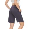 imageWiWi Viscose from Bamboo Soft Sleep Shorts for Women Short Pants Pajama Bottoms Lounge Plus SizeDark Grey