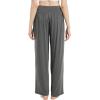 imageWiWi Womens Pajama Pants Loose Sleep Bottoms for Women High Waisted Casual Rayon Lounge Palazzo Bottom SXXLDark Heather Grey