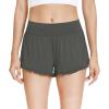 imageWiWi Womens Pajama Shorts Loose Comfy Pajamas Bottoms Lightweight Viscose from Bamboo Sleepwear SXXLAiron Grey