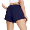 imageWiWi Womens Pajama Shorts Loose Comfy Pajamas Bottoms Lightweight Viscose from Bamboo Sleepwear SXXLAnavy