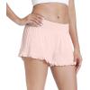 imageWiWi Womens Pajama Shorts Loose Comfy Pajamas Bottoms Lightweight Viscose from Bamboo Sleepwear SXXLApale Pink