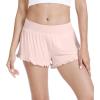 imageWiWi Womens Pajama Shorts Loose Comfy Pajamas Bottoms Lightweight Viscose from Bamboo Sleepwear SXXLApale Pink