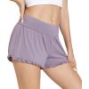imageWiWi Womens Pajama Shorts Loose Comfy Pajamas Bottoms Lightweight Viscose from Bamboo Sleepwear SXXLAviolet