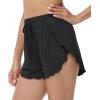 imageWiWi Womens Pajama Shorts Loose Comfy Pajamas Bottoms Lightweight Viscose from Bamboo Sleepwear SXXLBblack