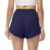imageWiWi Womens Pajama Shorts Loose Comfy Pajamas Bottoms Lightweight Viscose from Bamboo Sleepwear SXXLBnavy