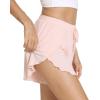 imageWiWi Womens Pajama Shorts Loose Comfy Pajamas Bottoms Lightweight Viscose from Bamboo Sleepwear SXXLBpale Pink